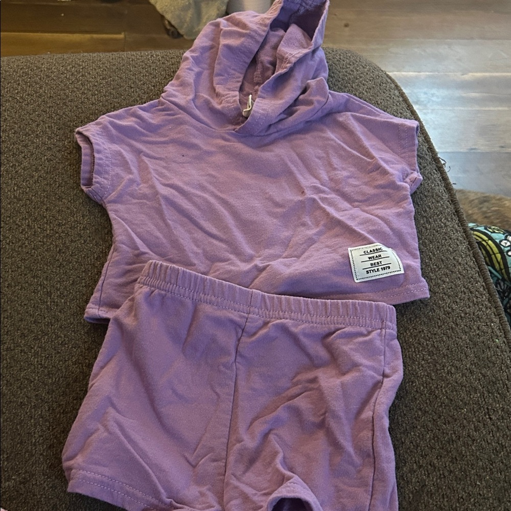SHEIN Lavender Casual Set